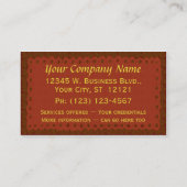  theatergordijnen Damask Visitekaartje (Achterkant)