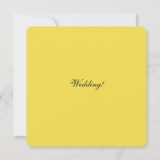 Theatergordijnen Huwelijksuitnodiging Kaart (Achterkant)