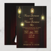 Theatergordijnlampen Kaart (Voorkant / Achterkant)