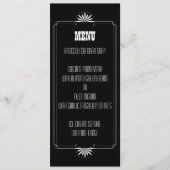 Theaterkaart Huwelijksmenu Uitnodiging (Voorkant)