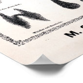  theaterkostuums en -pruimedanten poster (Hoek)