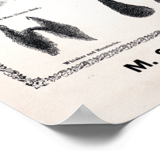  theaterkostuums en -pruimedanten poster (Hoek)