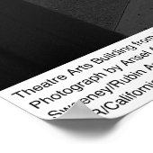 Theaterkunstgebouw van Breezeway, UCD Poster (Hoek)