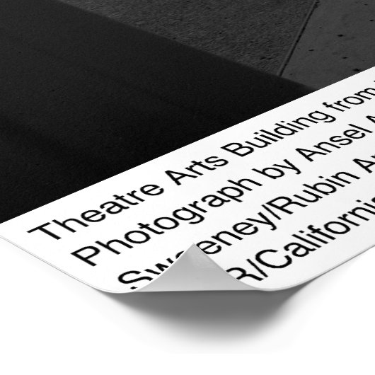 Theaterkunstgebouw van Breezeway, UCD Poster (Hoek)