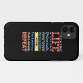 Theaterleven herhalen Case-Mate iPhone case (Achterkant (horizontaal))