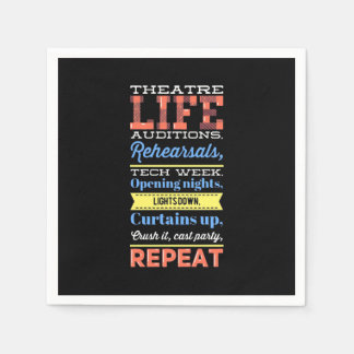 Theaterleven herhalen servet