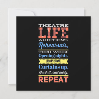 Theaterleven Herhaling Kaart
