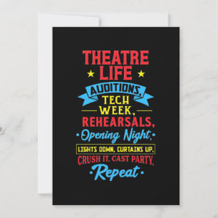 Theaterleven voor acteur kaart