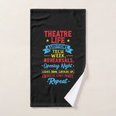 Theaterleven voor de Actor Handdoek (Handdoek)