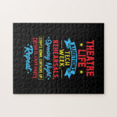 Theaterleven voor de Actor Legpuzzel (Horizontaal)