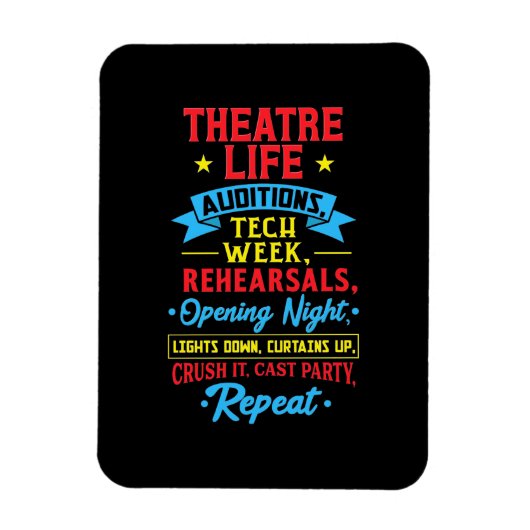 Theaterleven voor de Actor Magneet (Verticaal)