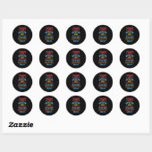 Theaterleven voor de Actor Ronde Sticker (Vel)