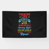Theaterleven voor de Actor Spandoek (Horizontaal)