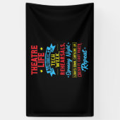 Theaterleven voor de Actor Spandoek (Verticaal)