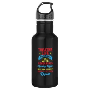 Theaterleven voor de Actor Waterfles