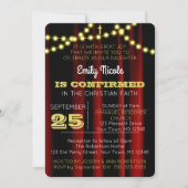 Theaterlichten Gouden Bevestigingsuitnodiging Kaart (Voorkant)