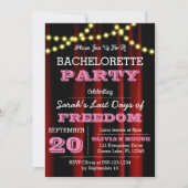 Theaterlichten Roze All Occasion Uitnodiging (Voorkant)