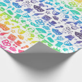 Theaterliefhebber Icons Wrapping Paper Cadeaupapier (Hoek)