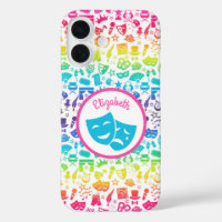 Theaterliefhebber Rainbow iPhone / iPad hoesje