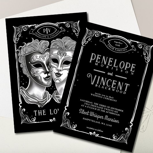 Theaterliefhebbers | Tarot Bruiloft Kaart