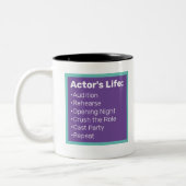 Theaterliefhebbers Tweekleurige Koffiemok (Links)