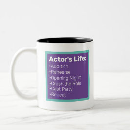 Theaterliefhebbers Tweekleurige Koffiemok