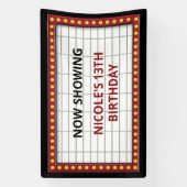  theatermarkiebord spandoek (Verticaal)