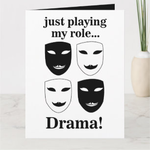 Theatermasker Theater Drama Toneel Kunsten Grappig Kaart