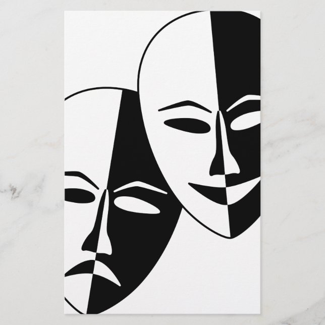 Theatermaskers (Voorkant)