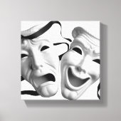 Theatermaskers Canvas Afdruk (Voorkant)