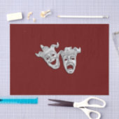 Theatermaskers comedy en tragedie tissuepapier (Craft)