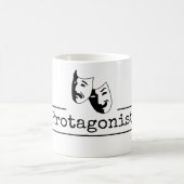 Theatermaskers Drama Titel [Protagonist] Koffiemok (Center)