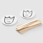 Theatermaskers dubbelzijdige ventilator handwaaier (Niet-gemonteerd)