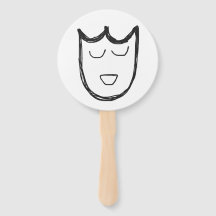 Theatermaskers dubbelzijdige ventilator