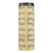 Theatermaskers en muziek voor vellen thermosbeker (Achterkant)