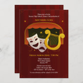 Theatermaskers Kaart (Voorkant / Achterkant)