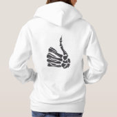 Theatermaskers Kunst Dames Hoodie (Achterkant)