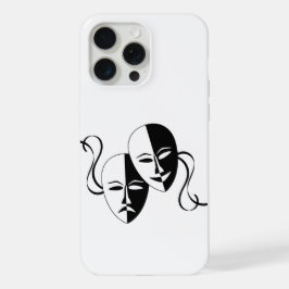 Theatermaskers Kunst iPhone 15 Pro Max Case