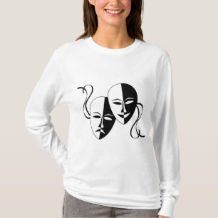 Theatermaskers Kunst T-shirt