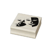 theatermaskers kunststempel rubberstempel (Stempel)