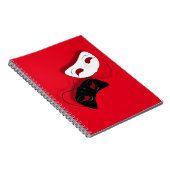 Theatermaskers notebook notitieboek (Rechterzijde)