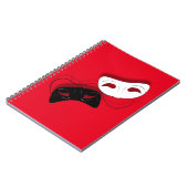 Theatermaskers notebook notitieboek (Linkerzijde)