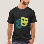 Theatermaskers T-shirt (Voorkant)