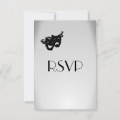 Theaterontwerp RSVP met menukeuze (Achterkant)