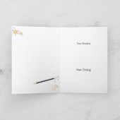 Theaterpodium Gefeliciteerd Custom Greeting Kaart (Binnen)