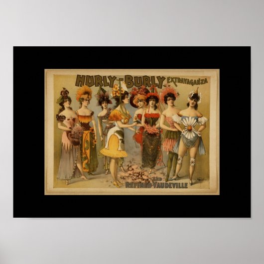  theaterPosters Hurly-Burly Vaudevillie Poster (Voorkant)