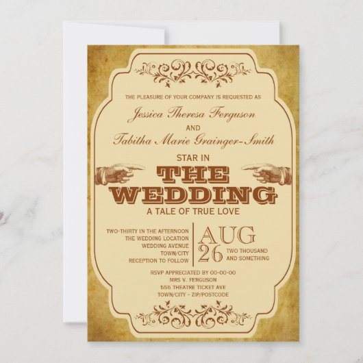  theaterproductie van lesbiennes kaart (Voorkant)