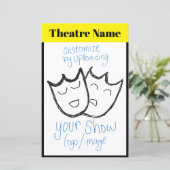 Theaterprogramma / showbill (één pagina dubbelzijd (Staand voorkant)