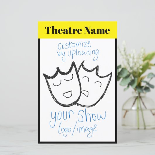 Theaterprogramma / showbill (één pagina dubbelzijd (Staand voorkant)