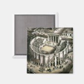 Theaterreconstructie, Romeinse 2de eeuw Magneet (Voorkant / Achterkant)